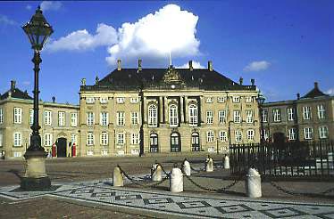 Schloss Amalienburg Wohnsitz Ihrer Majestät, der Königin von Dänemark und ihrer Familie