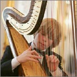 Europäische Kulturpreisverleihungen 2005 auf der Wiener Hofburg: Harfinist Alexander Boldatschev erhielt den Europäischen Förderpreis für junge Künstler