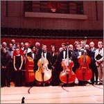 Europäische Kulturpreisverleihungen 2003 in Luzern: Gruppenfoto der Preisträger und Preisstifter mit dem Schweizerischen Bundespräsidenten Pascal Couchepin und Stiftungspräsident Dr. Ernst Seidel.