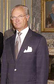 Seine Majestät Carl Gustav II. König von Schweden bei den Europäischen Kulturpreisverleihungen auf der Insel Mainau